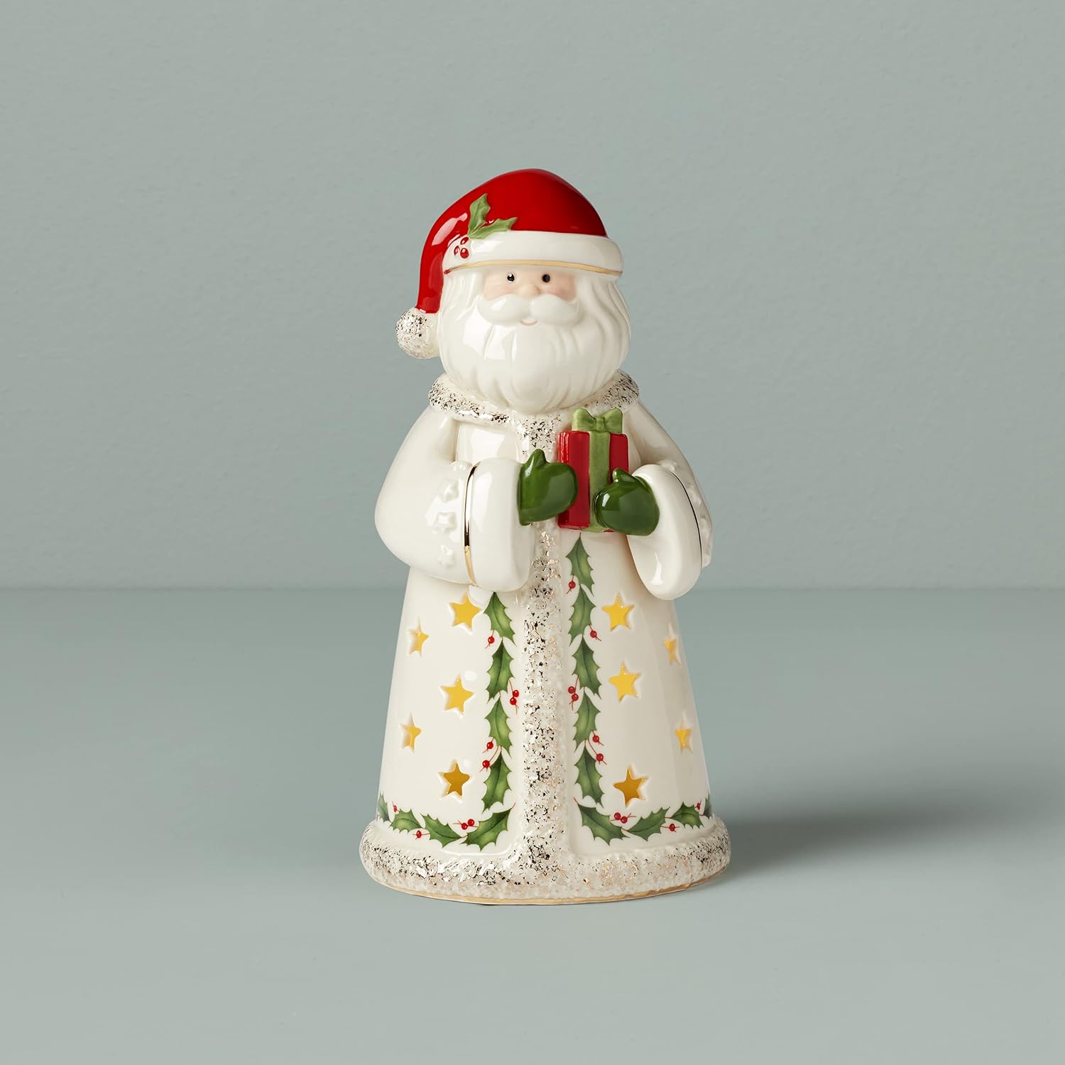 Lenox Holiday Santa Light-Up Figurine, Ivory : Everything Else