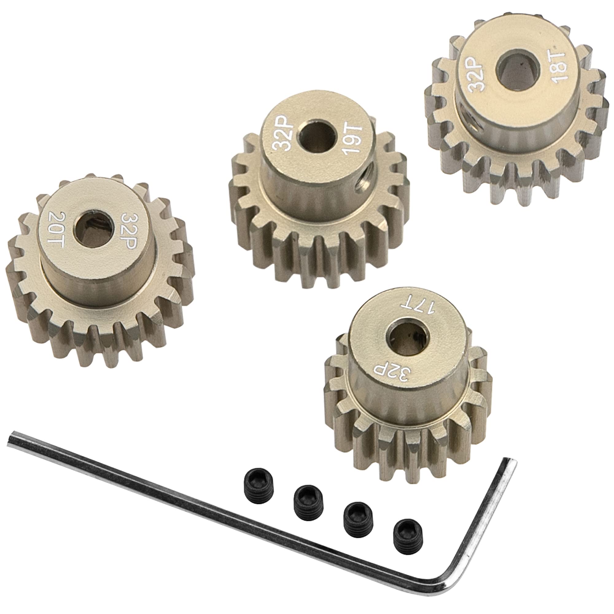 Pignon 32DP 1/10 RC en alliage 7075 durable pour Traxxas et Axial