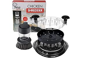 Ergonomic Design Brigi Chicken Shredder Tool With Removable Tray