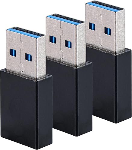 Heldenrol Adaptador USB 3.0 a USB C (paquete de 3) compatible con iPhone 14, 13, 12 Plus Pro Max, iPad Air 54 Mini 6, Samsung Galaxy S23 + S22 S21,