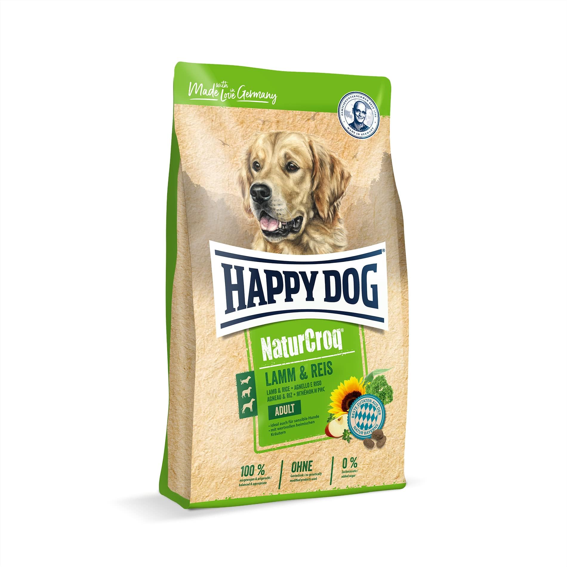 Happy Dog Naturcroq Lamb & Rice Dog Dry Food 15Kg