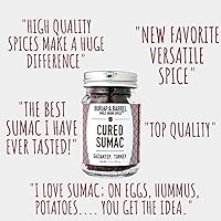 Vista 2 de Burlap & Barrel Zumaque curado - Especias brillantes, ácidas, saladas, ligeramente fermentadas - Zumaque molido para cocinar - Tartness sabroso