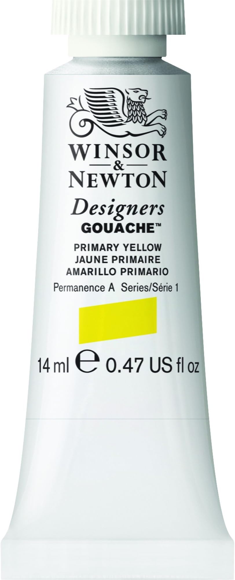 Designer's Gouache, 14 ml (0.47oz) tube, Primary Yellow