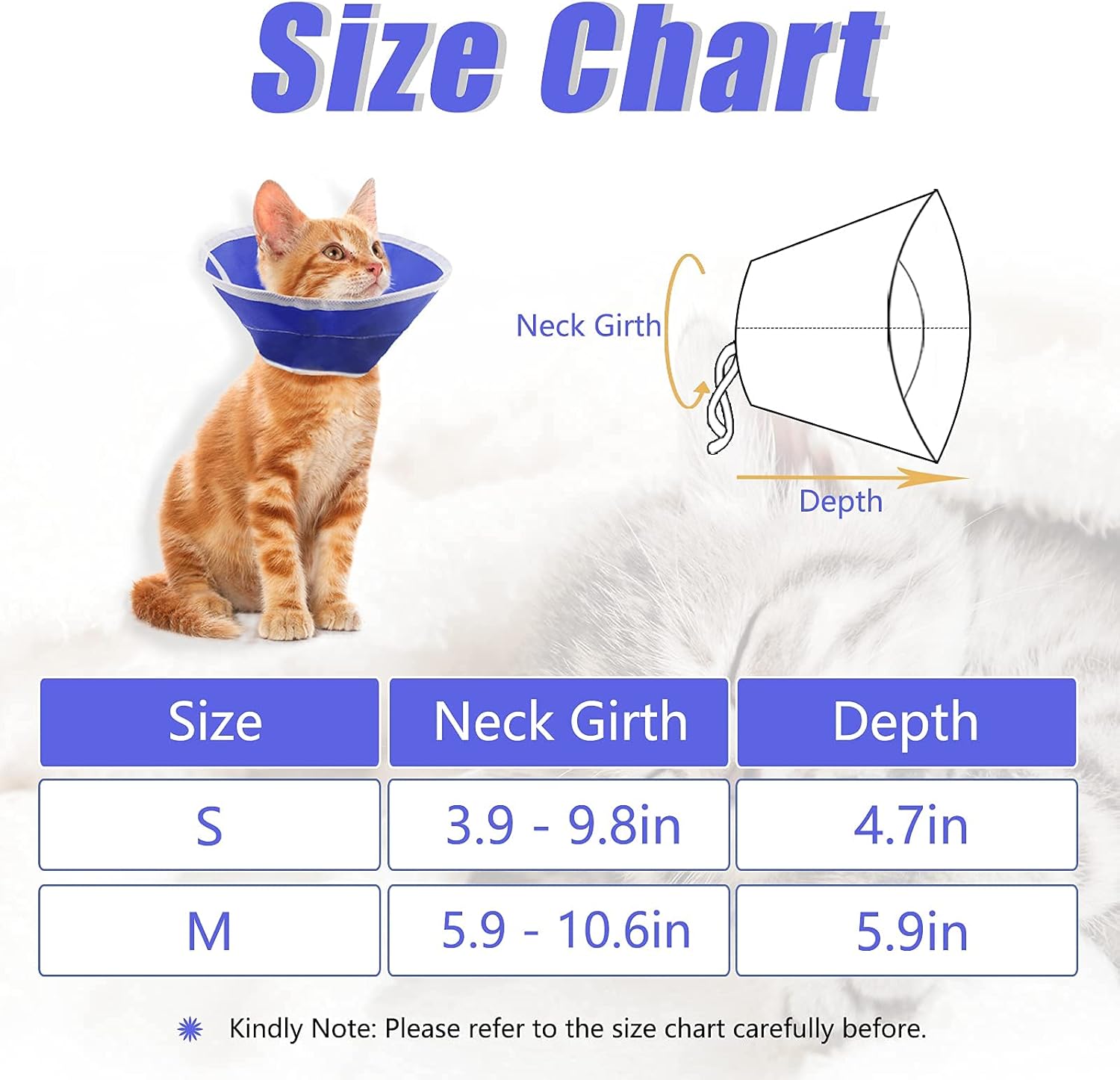 Cat cone size chart Outlet