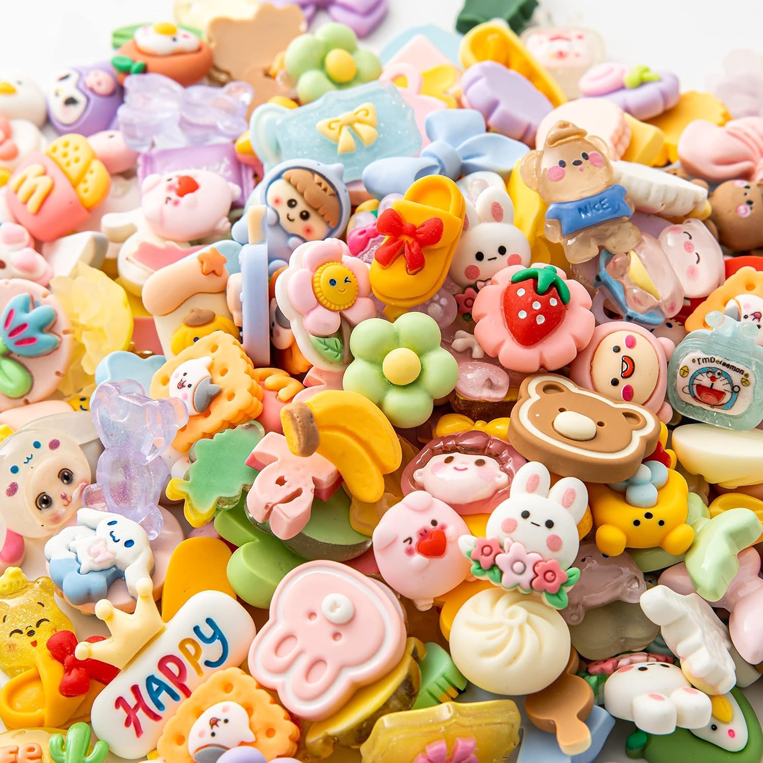 Cute Anime Resin Charms - Jewelry Making & Crafts -1