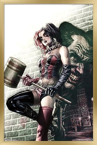 Miniatura 56 de Trends International DC Comics - Póster de pared de Harley Quinn, 22.375 x 34 pulgadas, versión premium sin marco