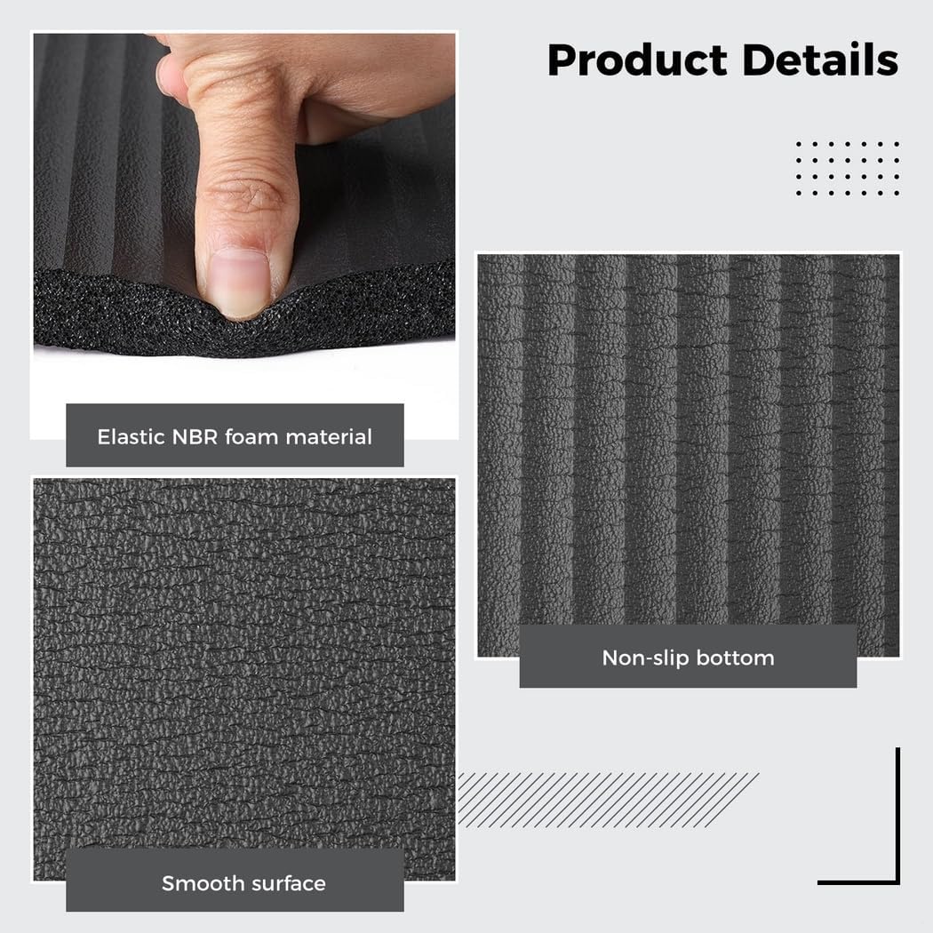 Comfortable Aerobic Step Mat with Knee Protection, Non-Slip, Extra Cushion for Yoga and Pilates Workouts