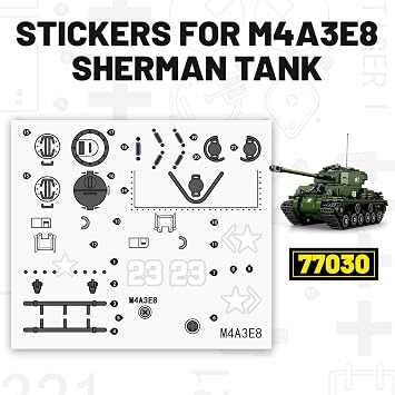 Reobrix Stickers for 77030 & 77031 Building Set