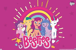 My Little Pony 2 - Besties Wall Poster, 34L" x 22.4W", Premium Unframed Version