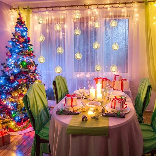 Miniatura 4 de Pomeat 30 portavelas colgantes de plástico transparente para terrario, luces de té, portavelas para plantas, bodas, fiestas de Navidad, decoración