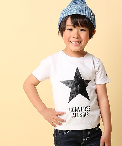 Amazon Converse コンバース Web限定価格 スターハクプリントtシャツ キッズ Tシャツ カットソー 通販