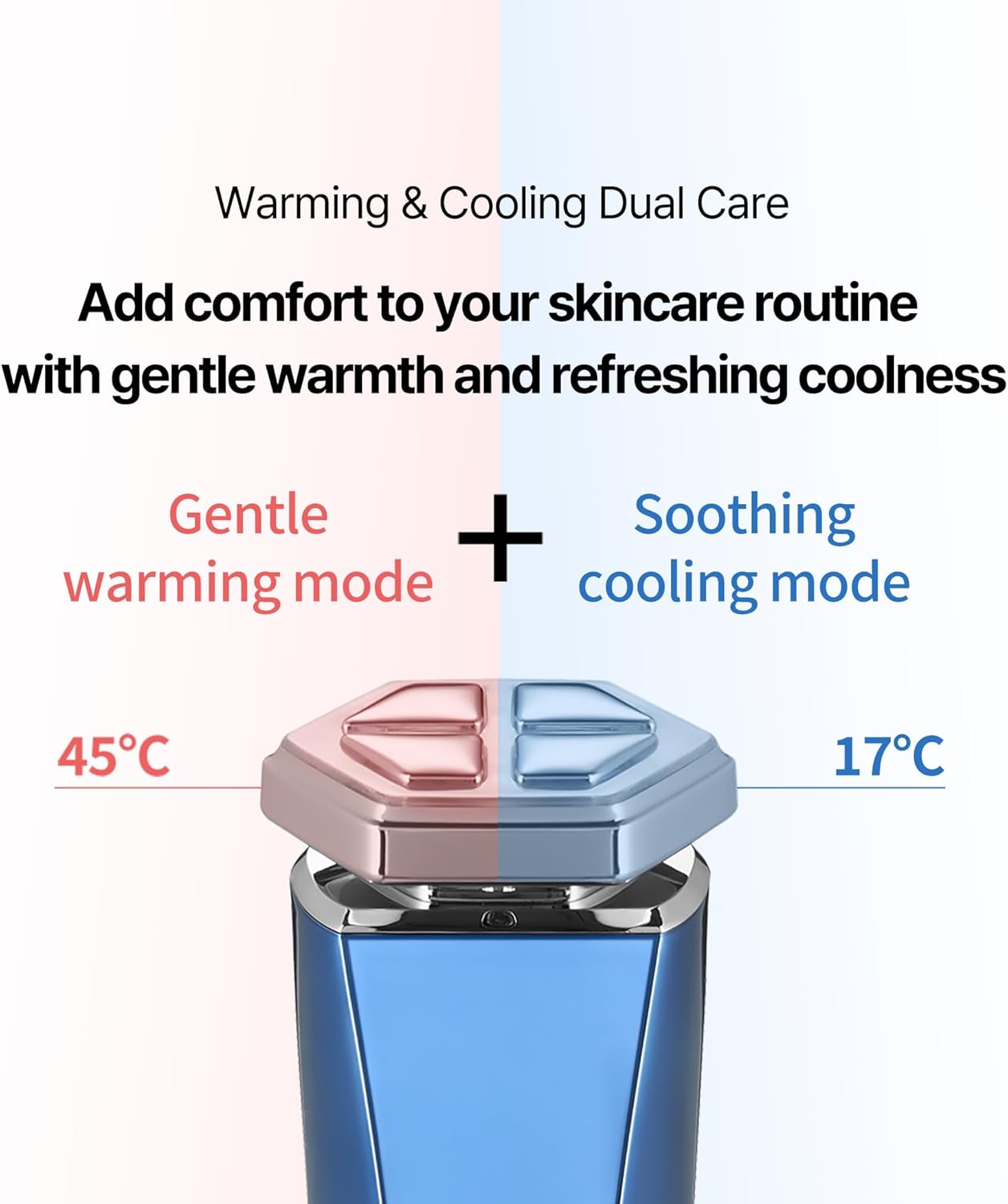 Facial Massager, Anti Aging Face and Neck Massage Tool for Skin Care (Blue) - Image 5