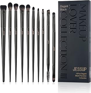Jessup T337 Make-Up Brush Set of 10 Eye Makeup Brush Set Eye Shadow Brush Eyeshadow…
