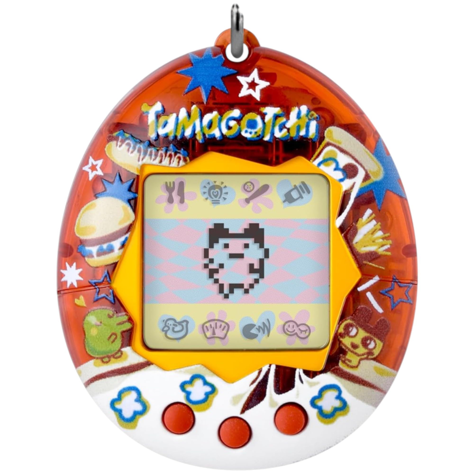 TAMAGOTCHI Bandai Original Tama Yummy Digital Pet, 5 x 4.2 x 1.8 cm