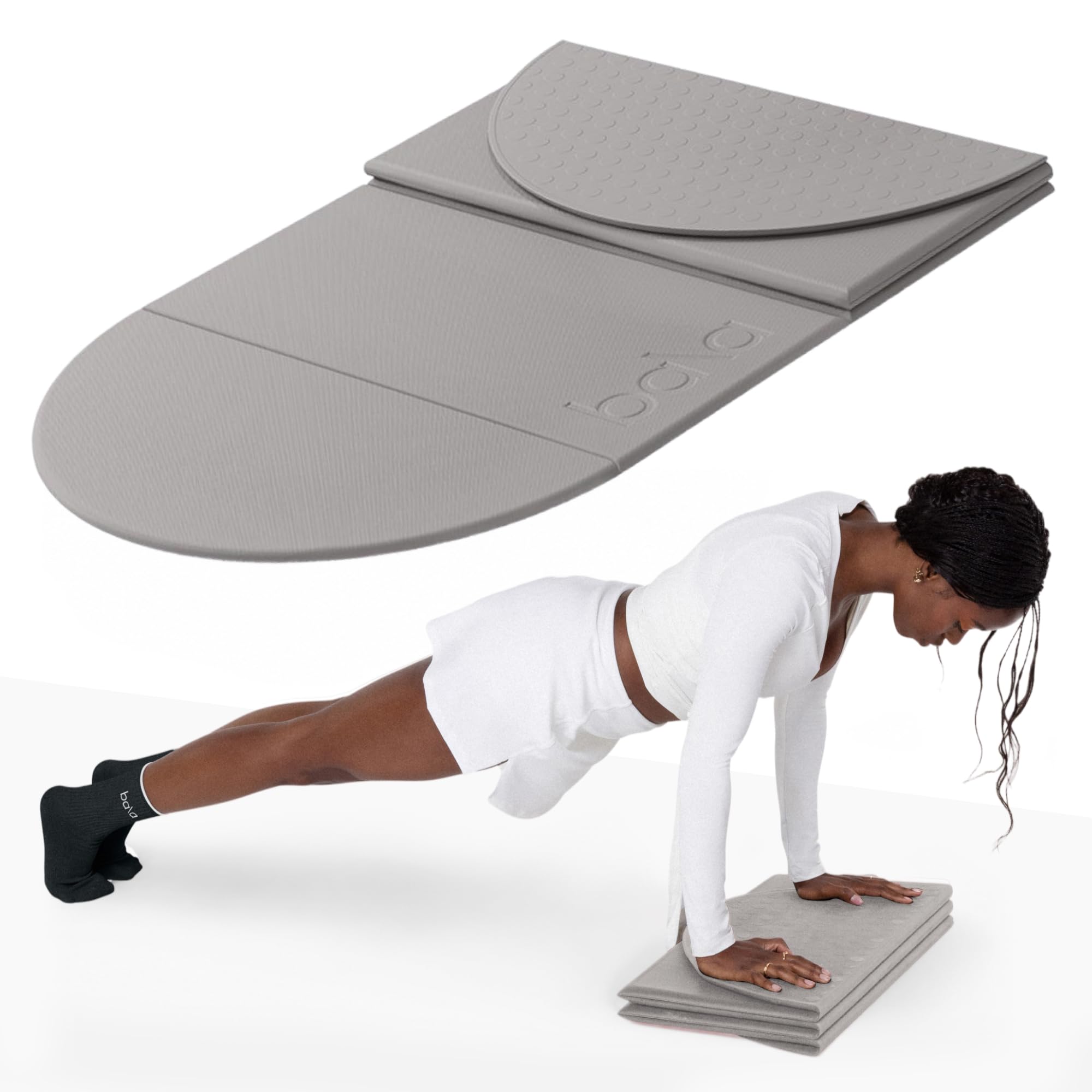 Bala Compact Yoga Mat - Non-Slip & Foldable -7 Bala Compact Yoga Mat - Non-Slip & Foldable -7