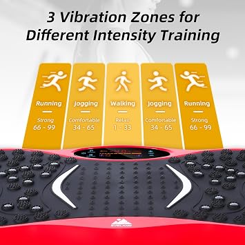 EVOLAND Vibration Plate Exercise Machine, Fitness Vibration Trainer