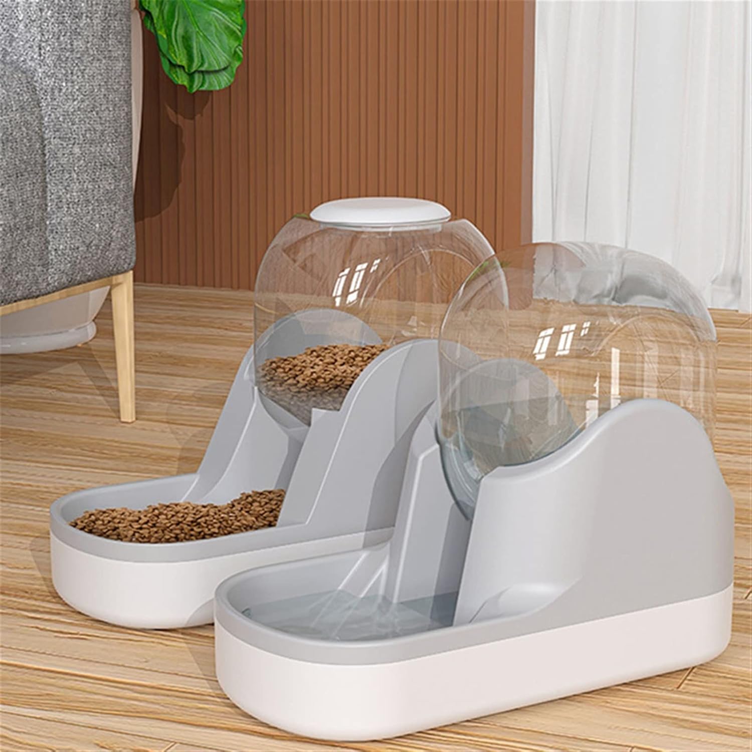 Pet Water Bottles Cats Dispenser Water Drinker for Automatic Bottle Dog Things Small Feeder Puppy Accessories Pets Bowl Fountains(Green Feeding)