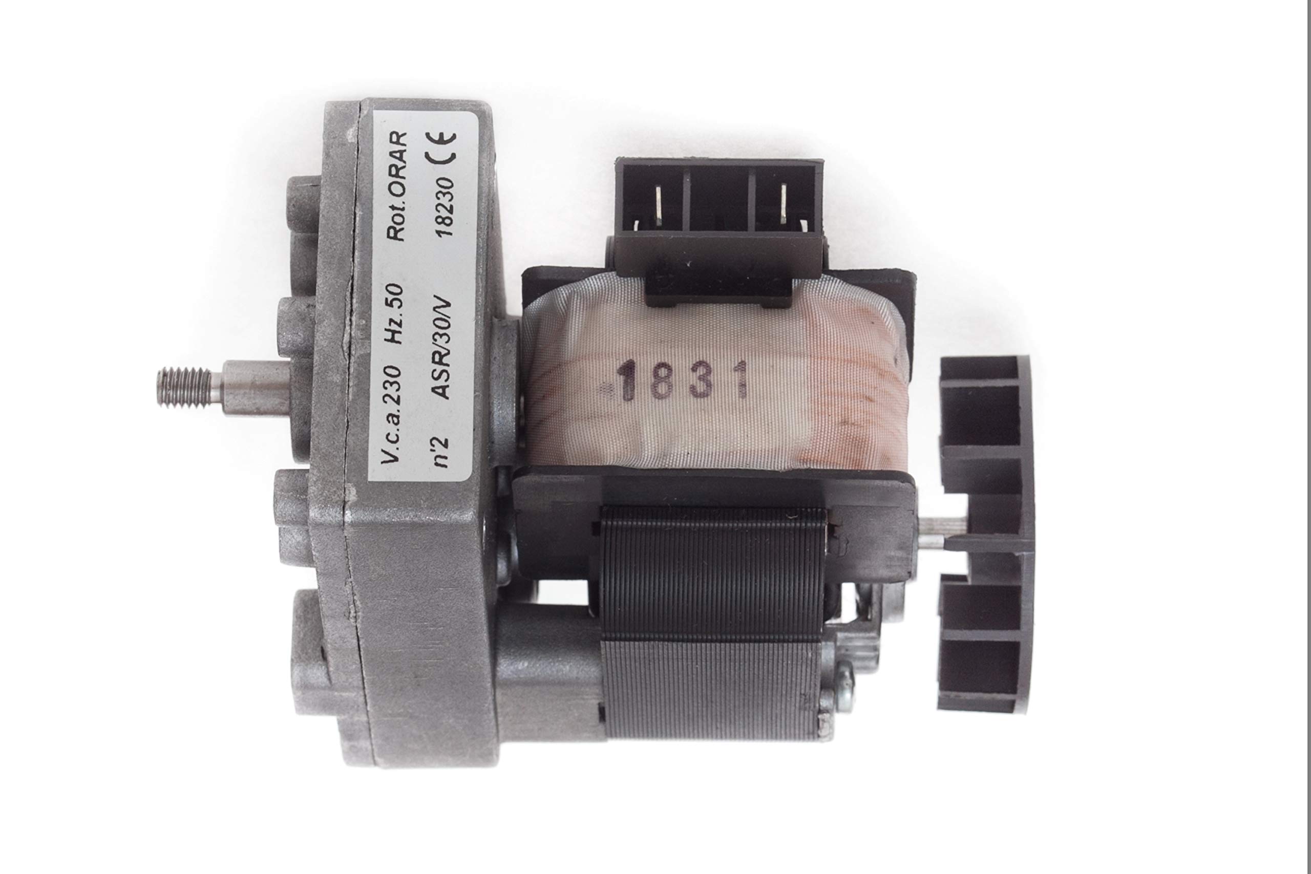 GIEMME Motore Girarrosto Elettrico 30 kg 220V 50Hz 40W, per Applicazioni Personalizzate. Ideale per Cotture Lente e Uniformi
