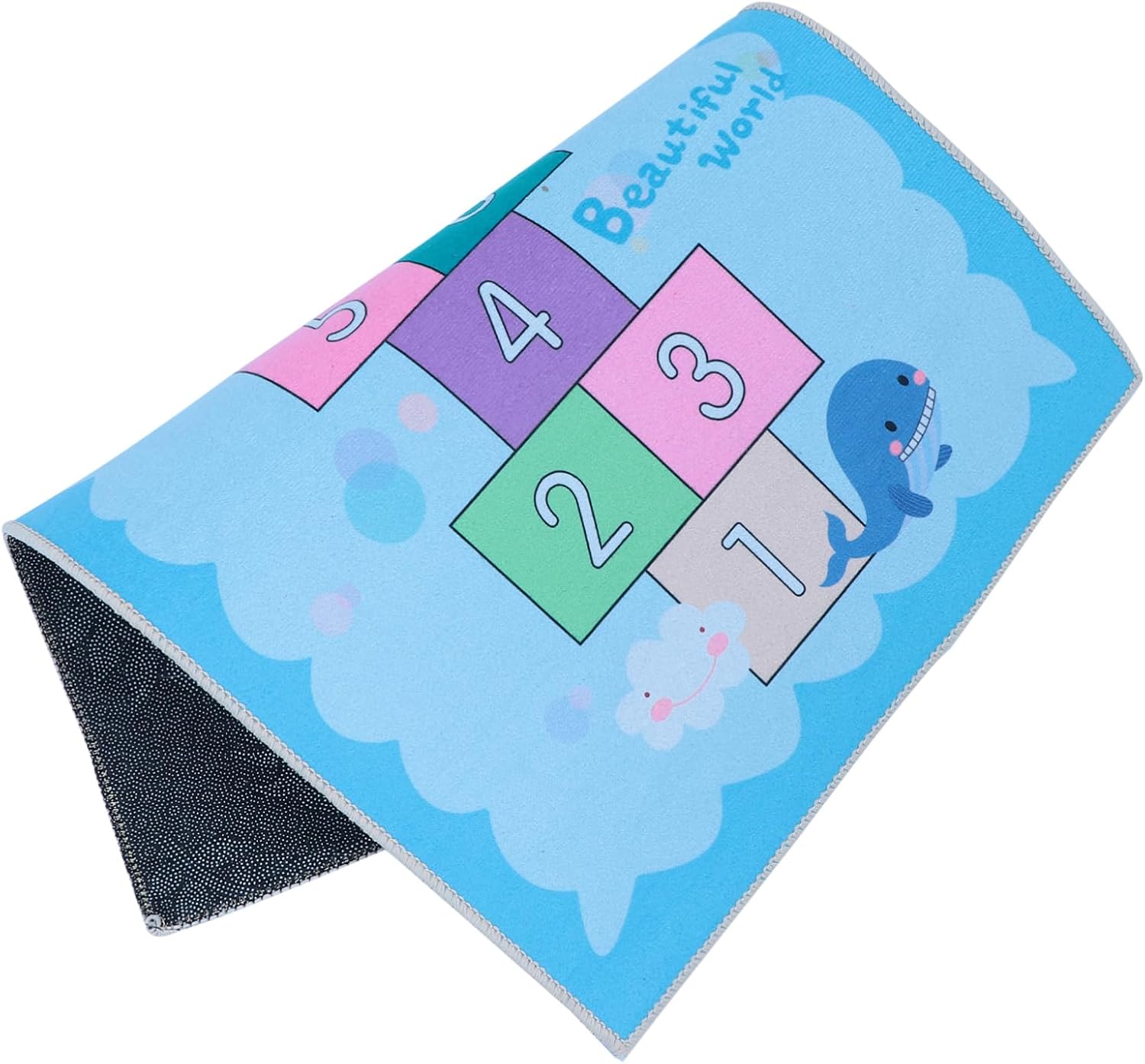 Boy Girl's Play Mat Extra Soft Carpet for Boy Girl Educational Design Non-Slip Crawling Rug for Nursery and Playroom Decor