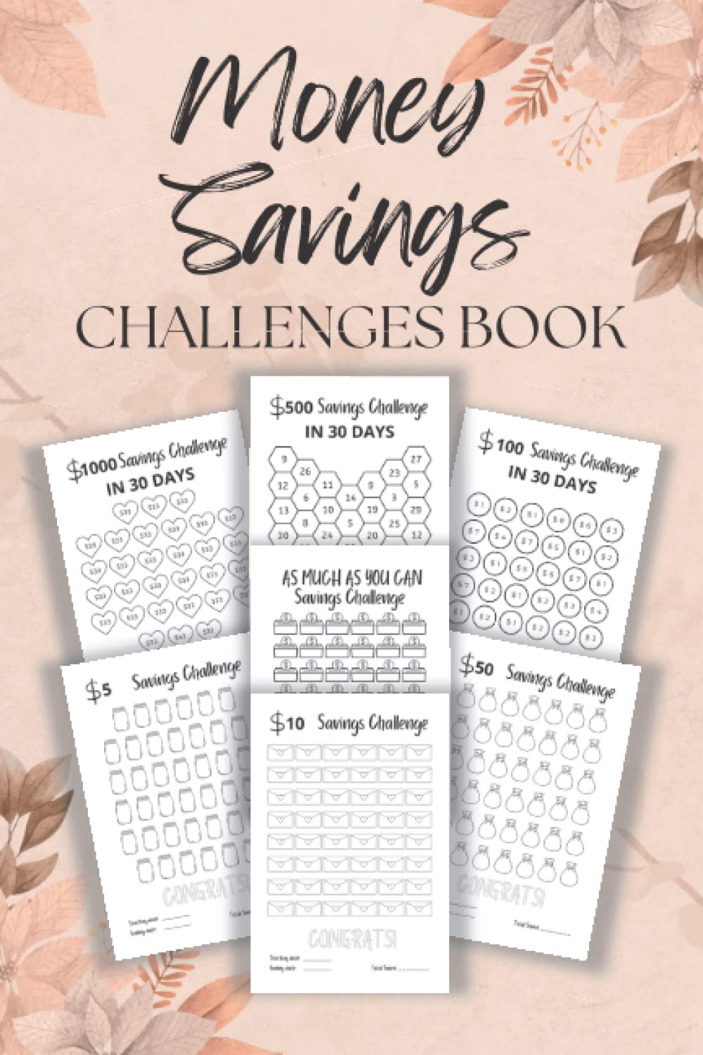 Amazon.com: MONEY SAVINGS CHALLENGES BOOK: Budget Planner, Personal ...
