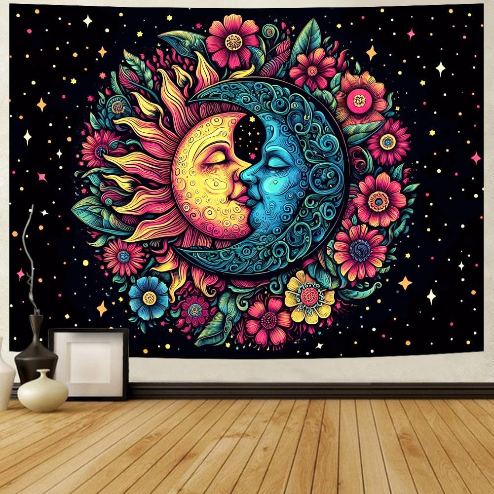 Generleo Sun and Moon Tapestry Trippy Flower Nigeria Ubuy