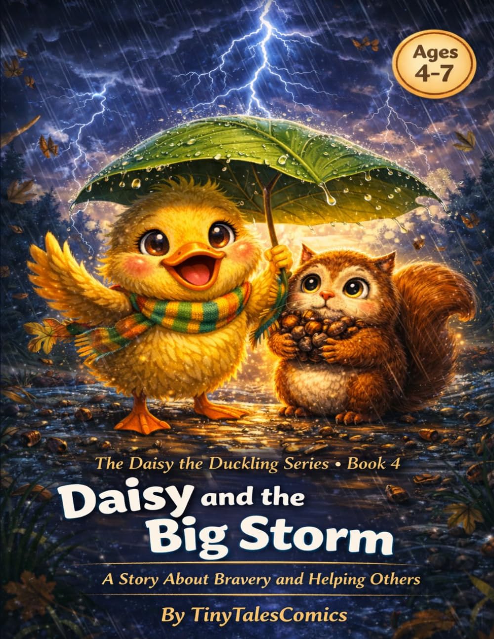 Daisy and the Big Storm: A Picture Book About Bravery and Helping Others for Kids Ages 4–7 (Daisy the Duckling Adventures)