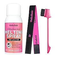 Vista 1 de Dolahair Spray de Fusión de Encaje para Pelucas Sin Pegamento, Spray Adhesivo de Fusión de Encaje, Spray de Pegamento para Peluca
