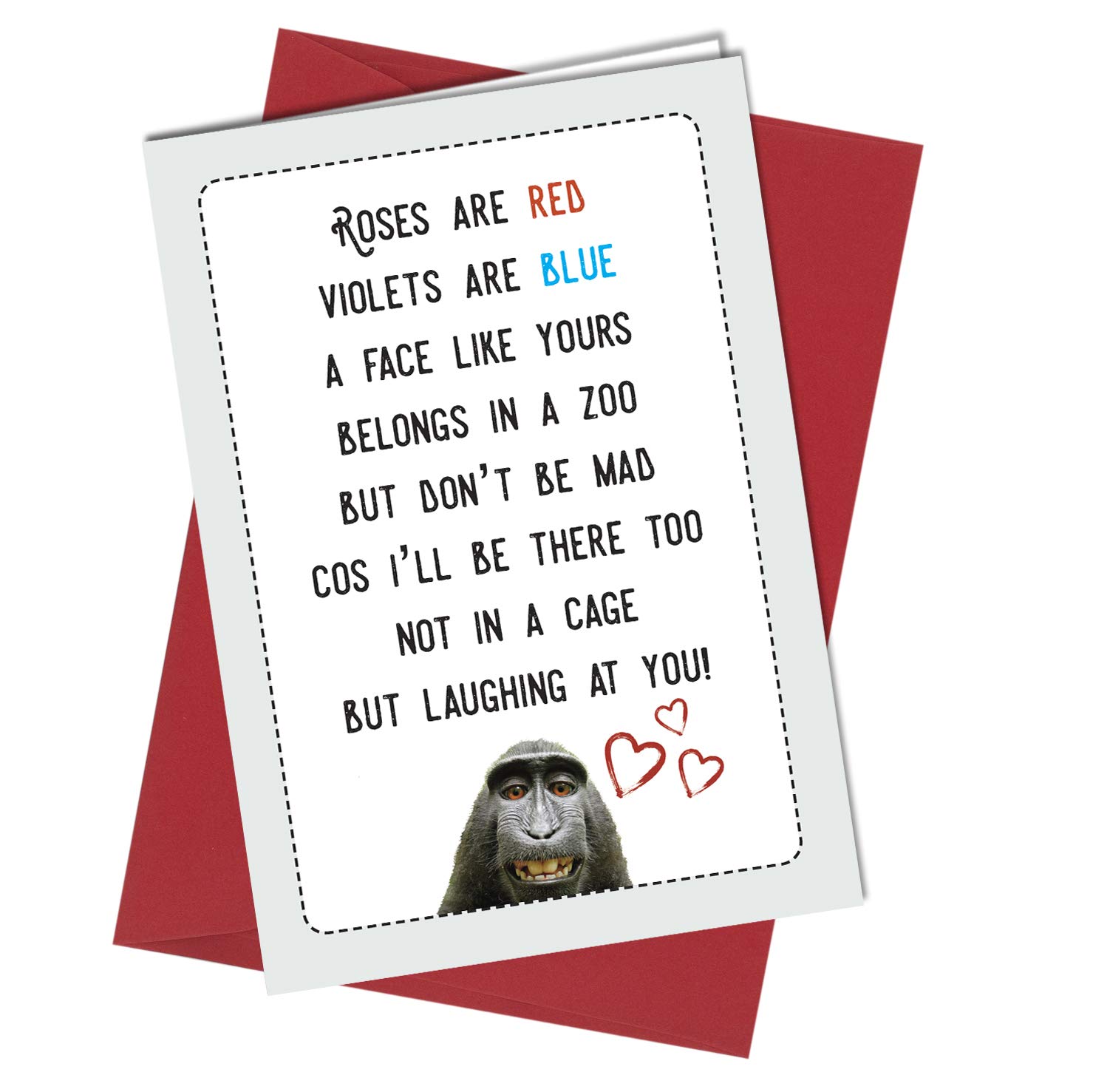 #841 VALENTINE Greeting Card Roses are Red Him/Her HUMOUR Funny Rude Love TOP QUALITY Fast Delivery By: Close to the Bone