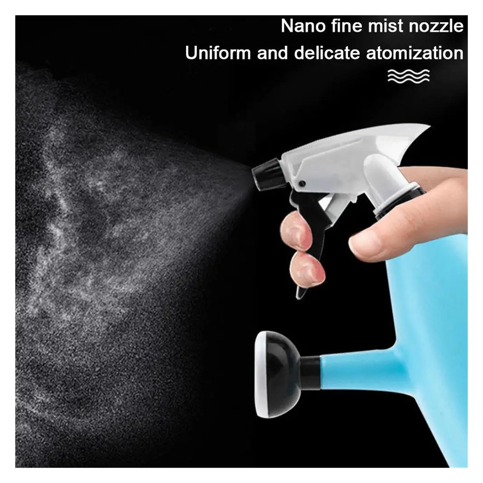 Konewka zraszająca do roślin Regulowana 4-litrowa plastikowa konewka do ogrodu wewnętrznego(Blue)