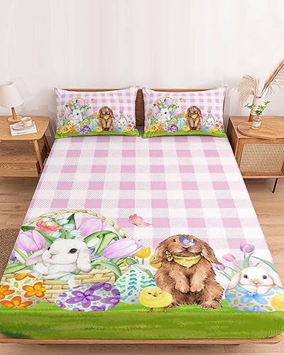 Miniatura 7 de Juego de sábanas bajeras de 3 piezas con diseño de murciélagos voladores negros espeluznantes de Halloween para cama tamaño King, sábana de bolsillo