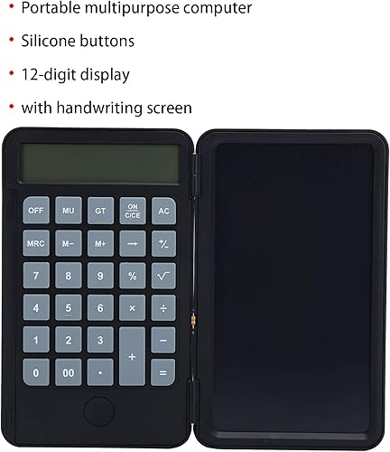 Miniatura 4 de Calculadora LCD, tabla de escritura de 6 pulgadas, pantalla de 12 dígitos, pantalla LCD flexible LCD + calculadora, dibujo inteligente para