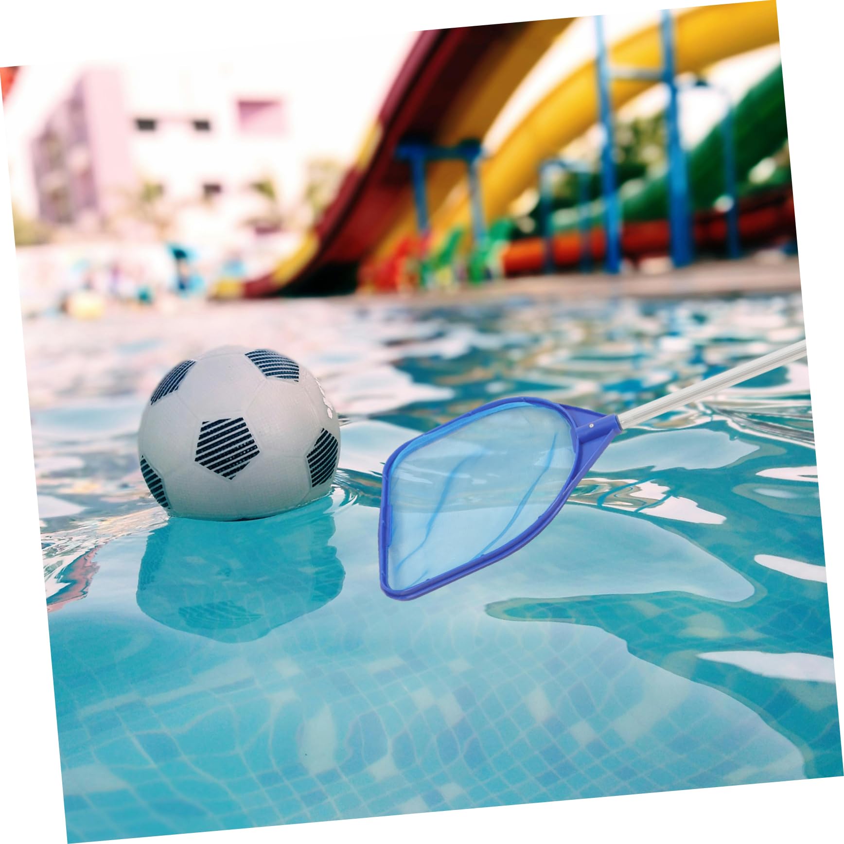 ÉPuisette TéLescopique pour Nettoyage De Piscine Outil Polyvalent en Plastique Et Aluminium pour Retirer DéBris Et Feuilles 132 Cm