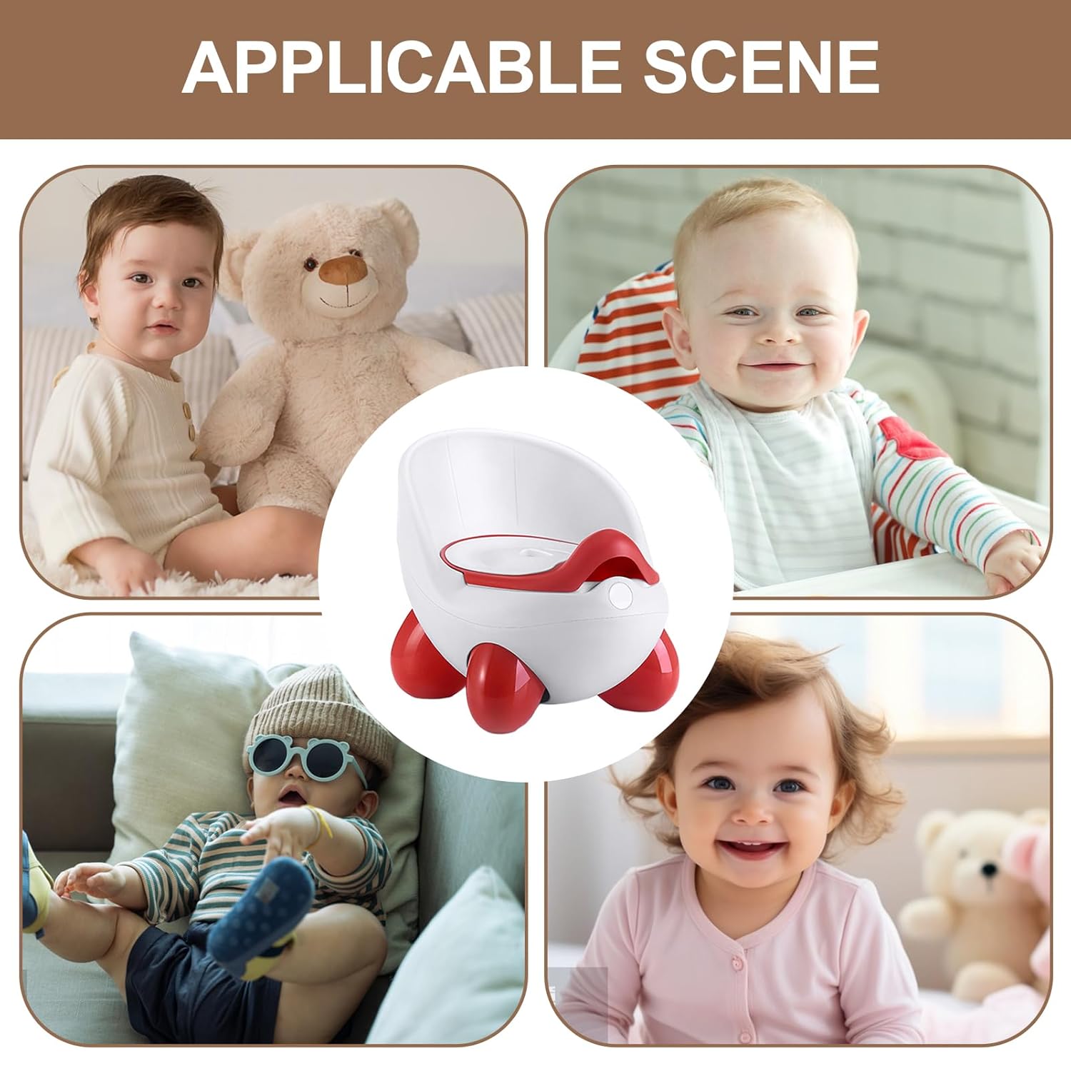 Toddler Potty, Kids Training Potty Urinal, Removable Toddler Toilet Potty Chair, Potty Training Toilet for Travel, Camping, Home (pink)