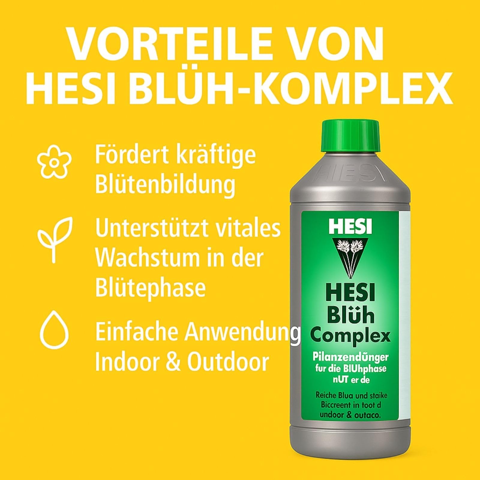 Weedness Hesi Blüh Complex 5 litrów do fazy kwitnienia – nawóz naturalny nawóz do roślin pokojowych bio płynny organiczny