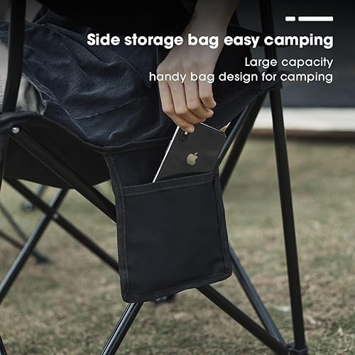 Miniatura 5 de Sillas de camping portátiles, disfruta del aire libre con una silla plegable versátil, silla deportiva, silla para exteriores y silla de césped,