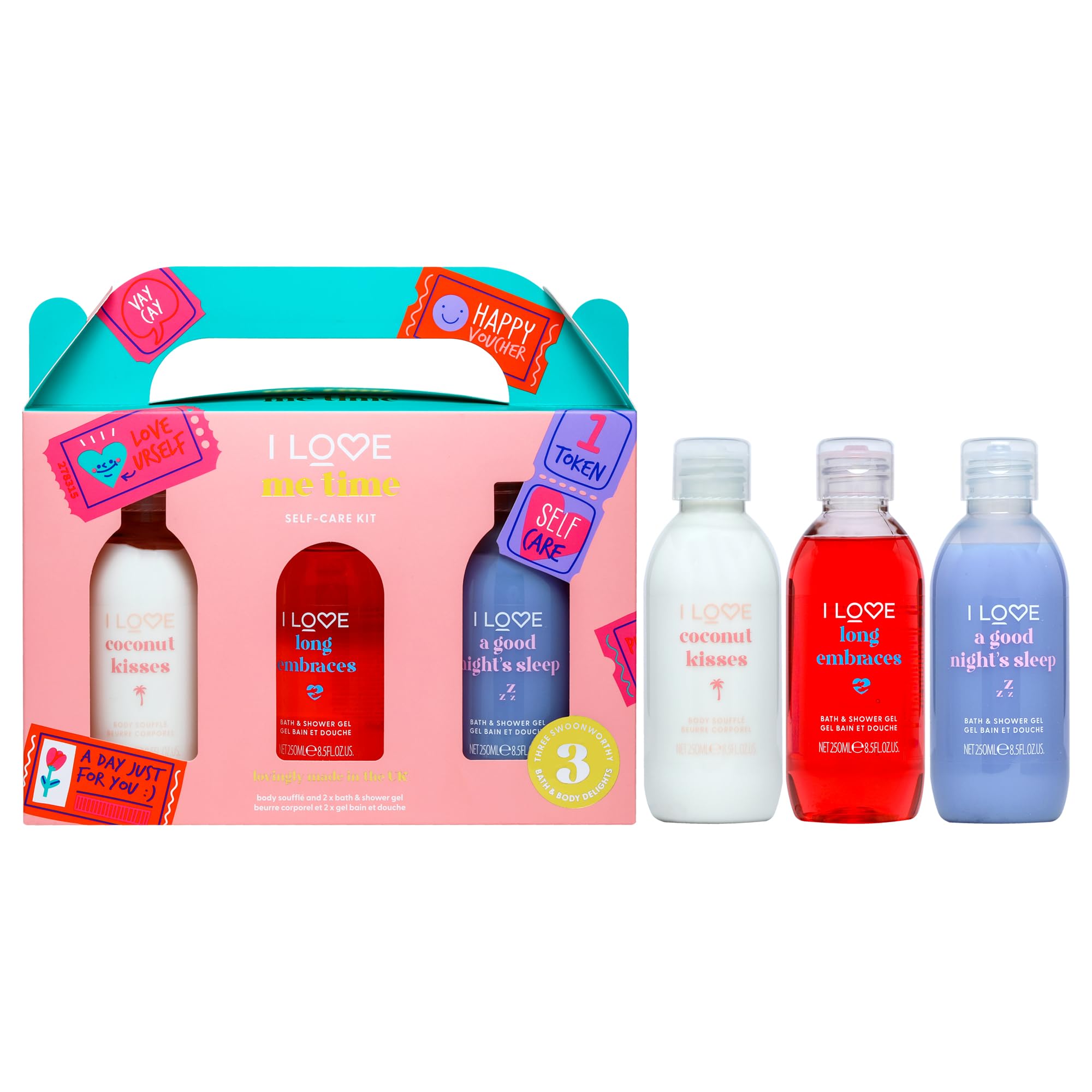 Amazon.com : I LOVE Me Time Pamper Pack - Self Care Kit - At Home
