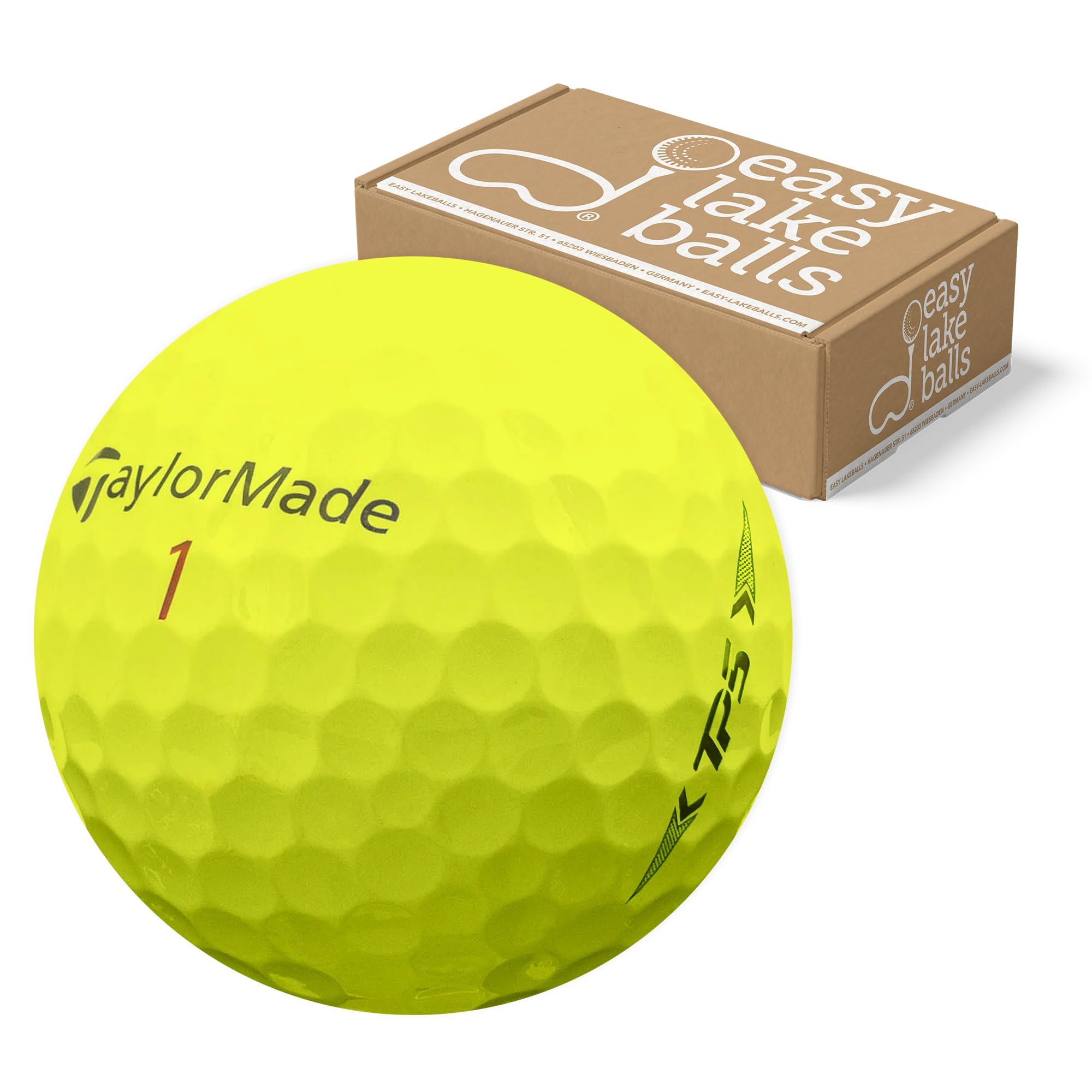 25 TP5 LAKEBALLS QUALITÄT AAAA – Tour GOLFBÄLLE GELB