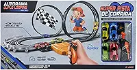 Pista Autorama Track Master Elétrica Duplo Looping 3,94m