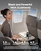 Anker Batería para Laptop, 25,000mAh Esencial para Viajes con 165W de Salida Total | 3 Puertos USB-C con 100W Máx. Cada Uno, Cables Retráctiles Integrados, Aprobada para Vuelos, para iPhone 17 Series, MacBook y Más 7