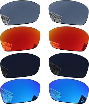 Acefrog 4 Pairs Polarized Replacement Lenses for Oakley Hijinx Sunglasses, Perfectly Fit, Impact Resistant, Anti-scratch, UV Protection, Value Pack