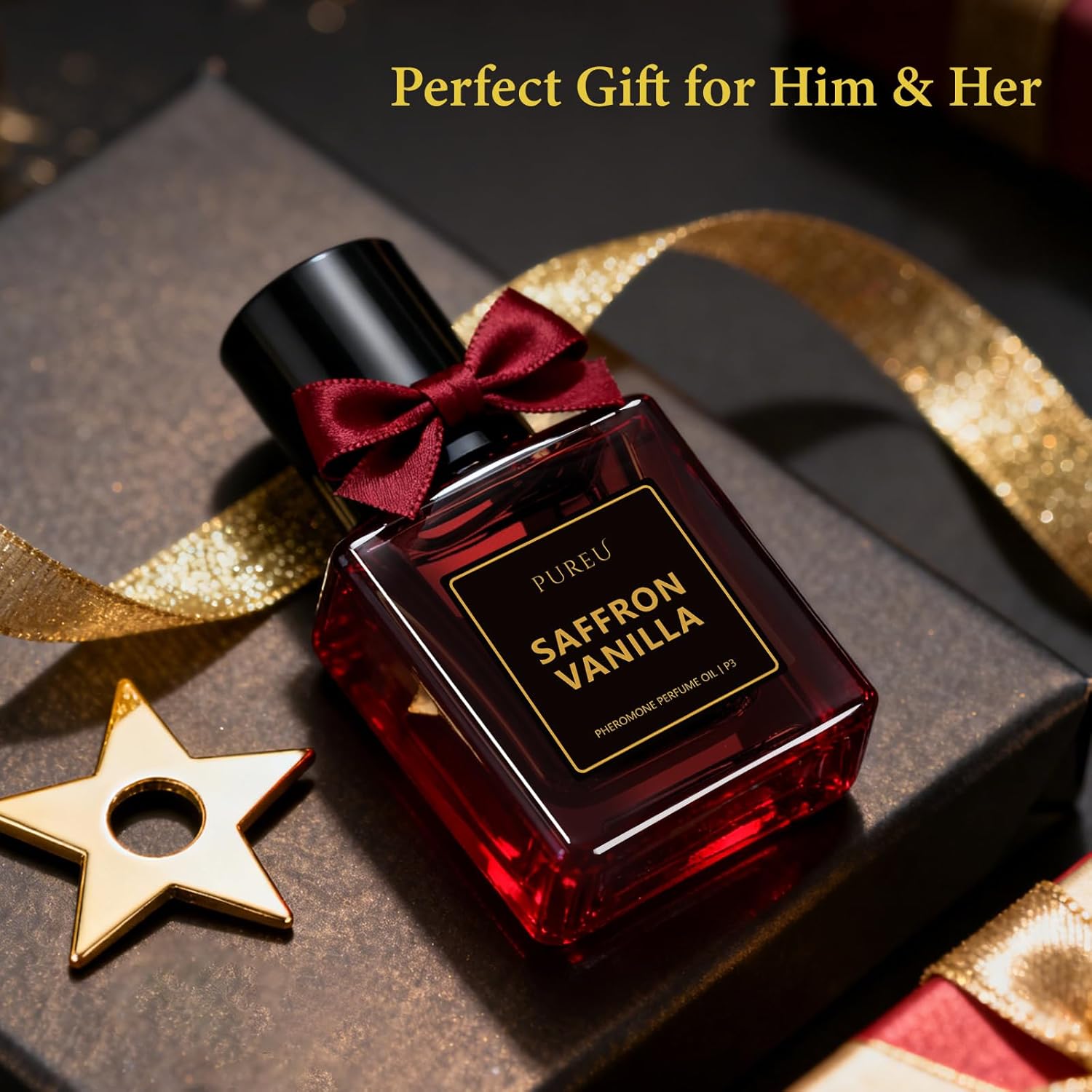 PUREU Roll On Perfume Oil Pheromones Perfumes for Women, 0.34FL OZ/10ML Travel Size, Essential Oil Fragrance, Saffron Vanilla Scents Long Lasting Eau De Parfum, Made in USA - Image 9