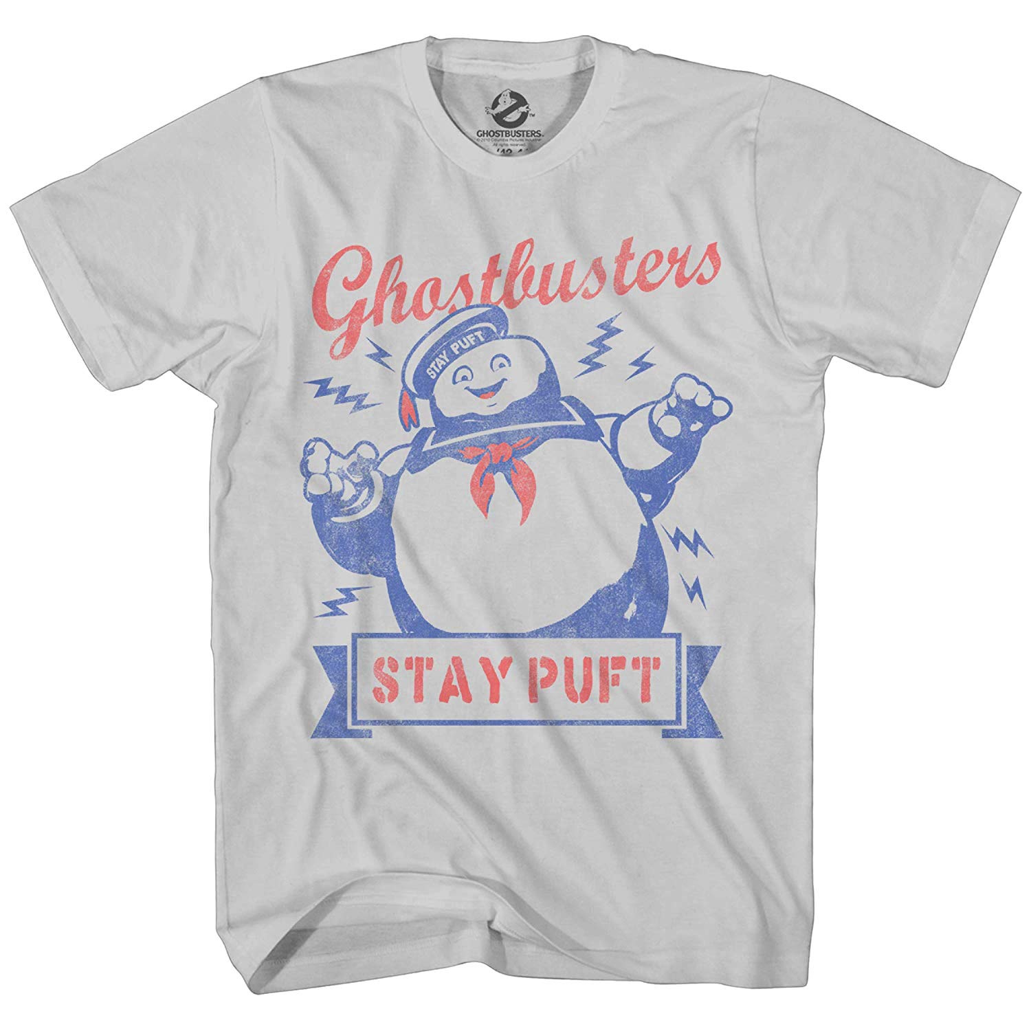 Ghostbusters Men's Stay Puft Marshmallow Man Character Adult Licensed T-Shirt