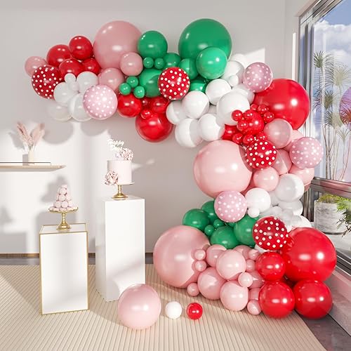 Miniatura 18 de Kit de Arco de Guirnalda de Globos Bohemios, 156 Piezas Globos Rosa Empolvado Marrón Pastel Champán Dorado Blanco Metálicos para Boda Baby Shower