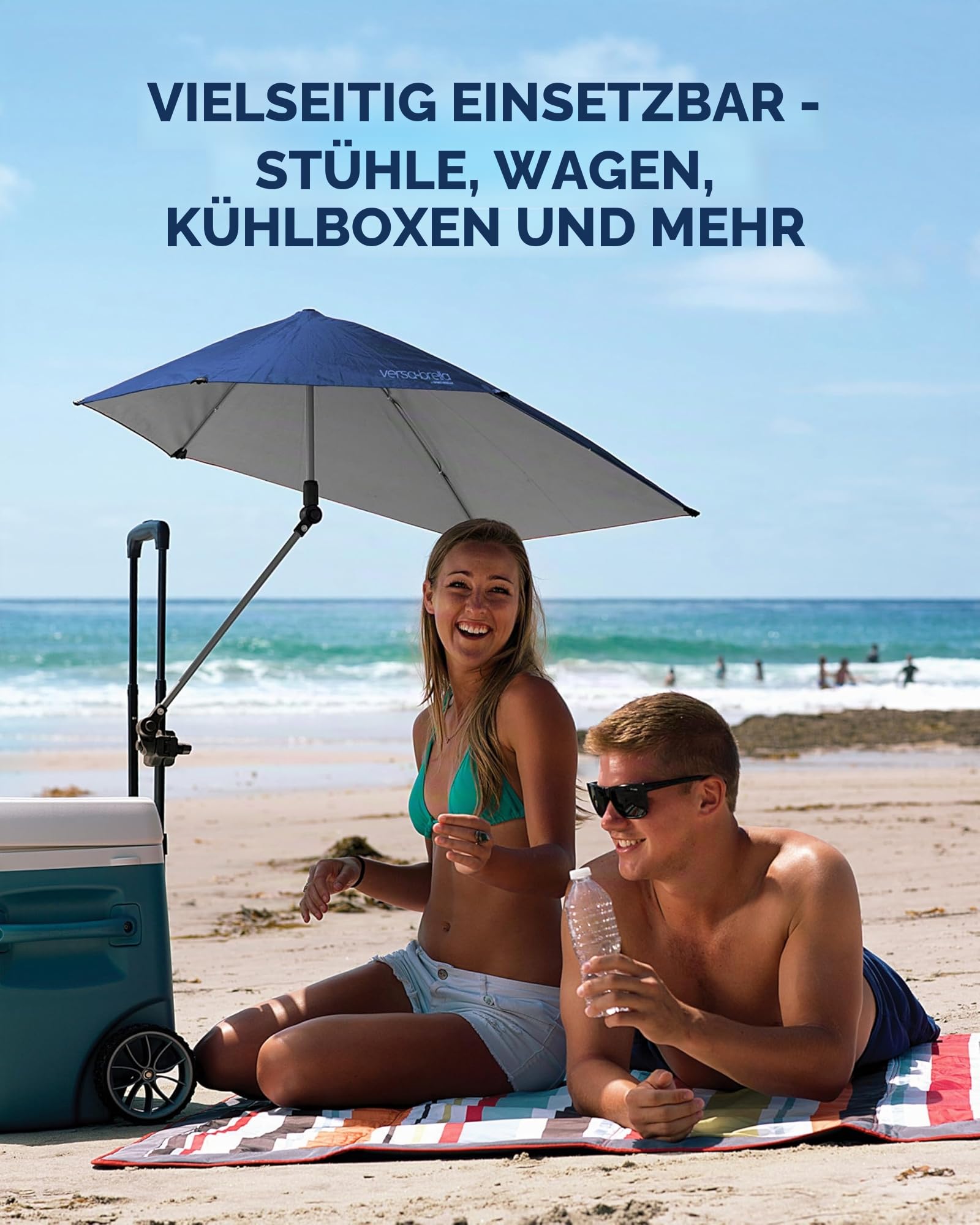 Sport-Brella Versa-Brella Sonnenschirm UPF 50+ Sonnenschutz 96cm x 100cm