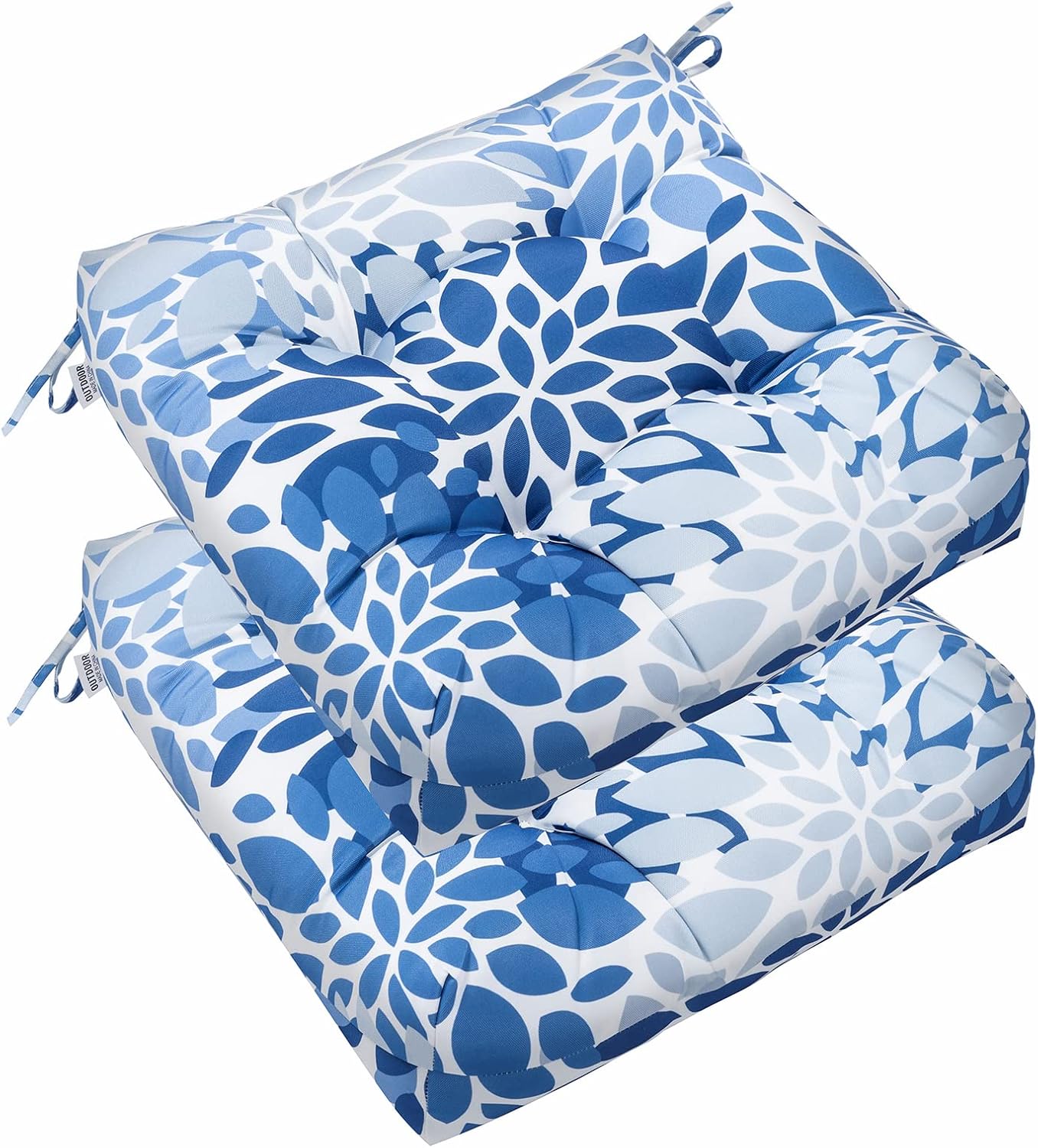 JMKaixin Pack of 2 Outdoor Seat Cushions, Patio Chair