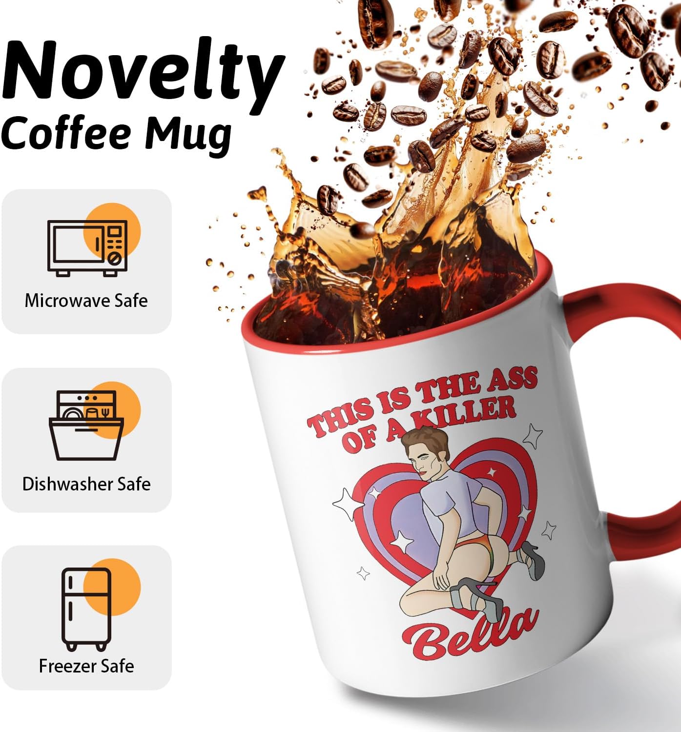 This is the Ass of a Killer Bella, Funny Humorous Office Coffee Mug Tea Cup, Movie fans Vampire Romance Fan Mug, Gifts for Men Women Friend Bestie Coworker Boss, Funny Sexy Gifts - Image 3