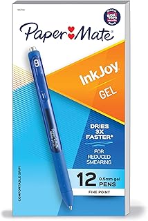 InkJoy Gel Pen, Fine Point, Dark Blue, Box of 12 (1951722)