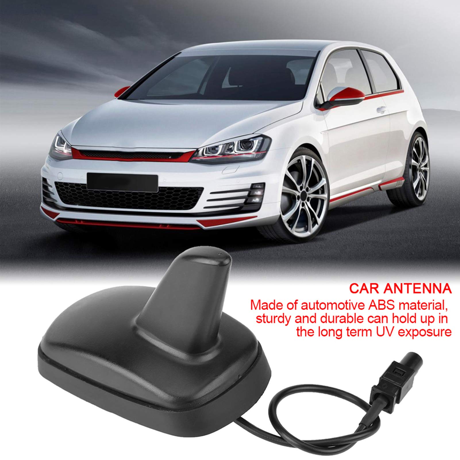 Antenna a Pinna di Squalo per Tetto Auto | Design Aerodinamico, Materiale ABS, per Golf 5 6 6R, per A3 A4 A6