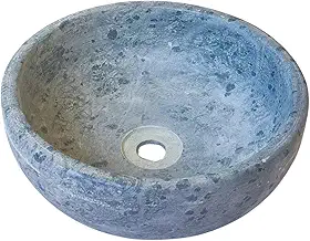 Cuba Pia Banheiro Lavabo Pedra Sabão 25 cm Artesanal Rústico
