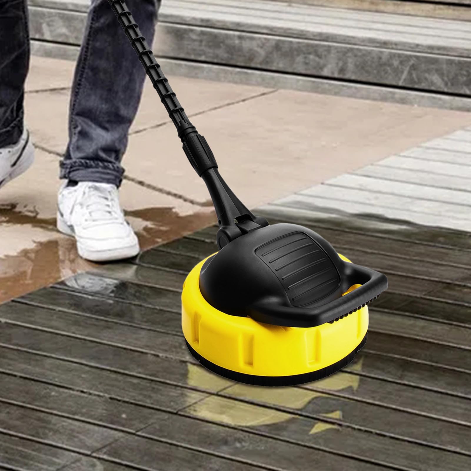 Hidrolimpiadora - Herramienta de lavado a de 8 m | Pistola pulverizadora para mangueras, lavadoras con cañón de espuma 4 boquillas Manguera flexible de alta presión, Productos de limpieza de